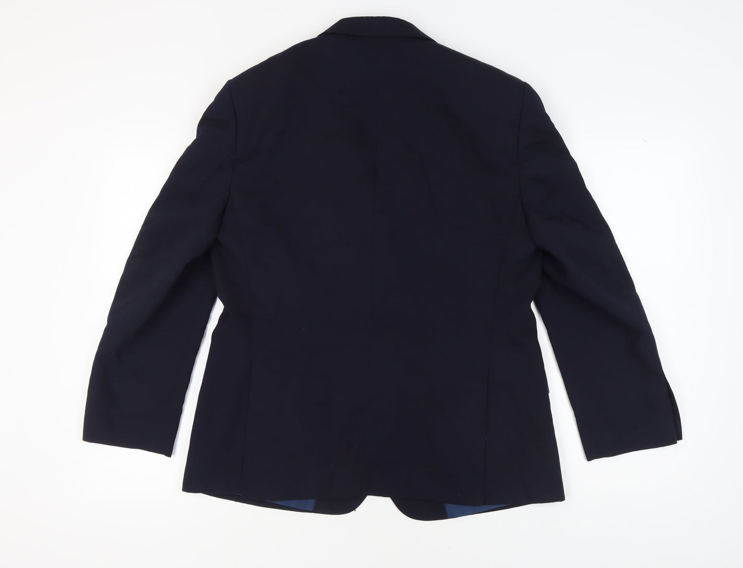Mens UK Size 40 Marks and Spencer Regular Blue Suit Jacket