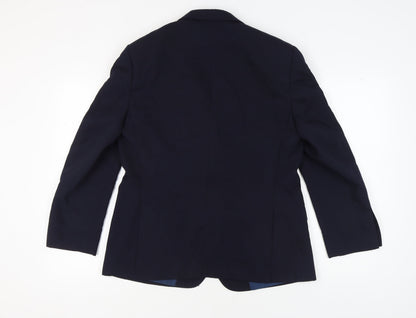 Mens UK Size 40 Marks and Spencer Regular Blue Suit Jacket