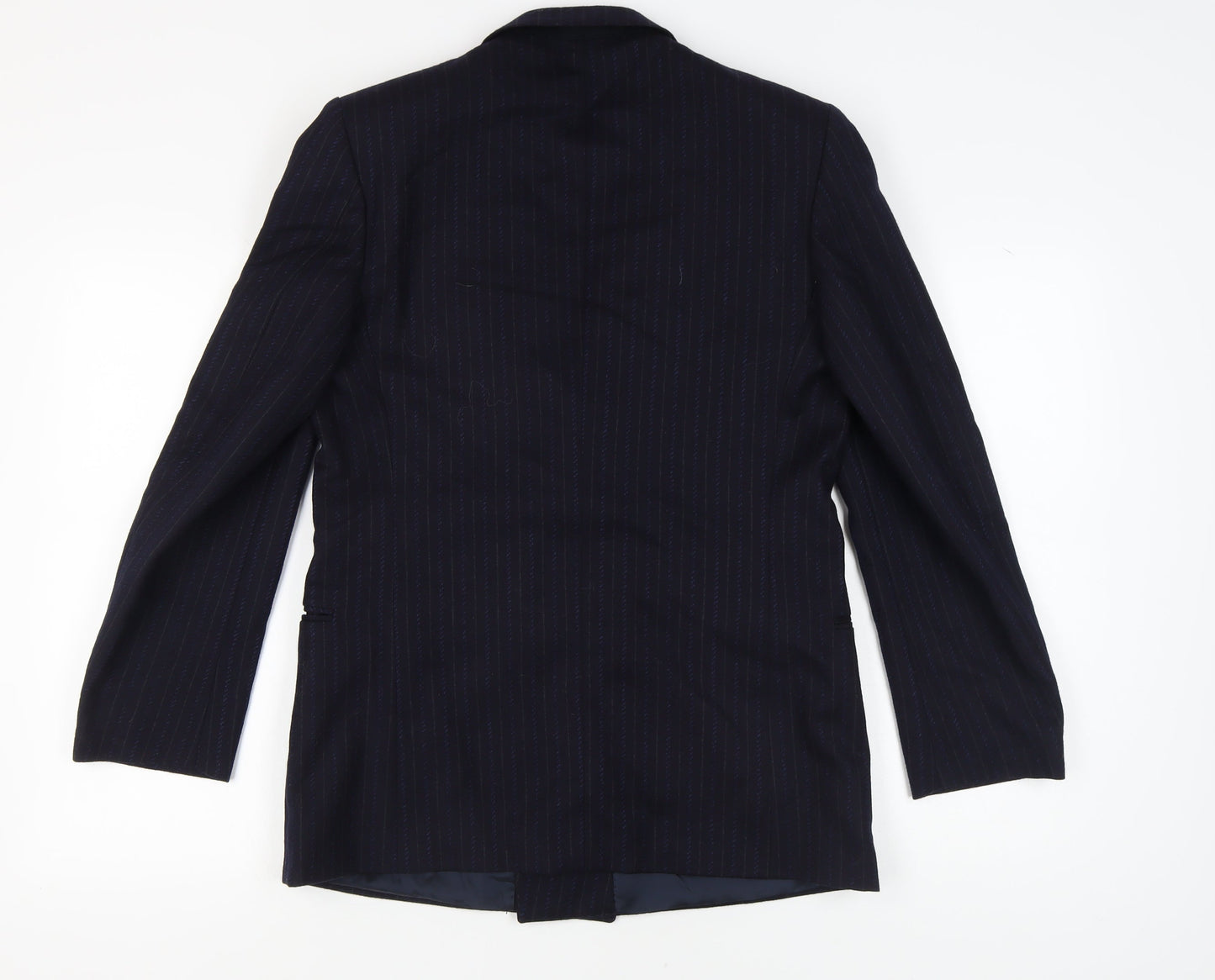 Gianni Baldo Men's Blue Striped Blazer Size 48R