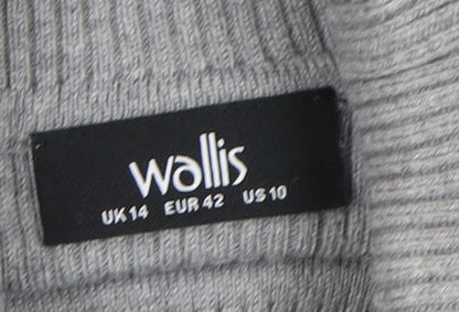 Womens UK Size 14 Wallis Grey Pullover Jumper