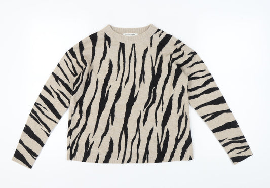Womens UK Size XS Marks and Spencer Beige Pullover Jumper