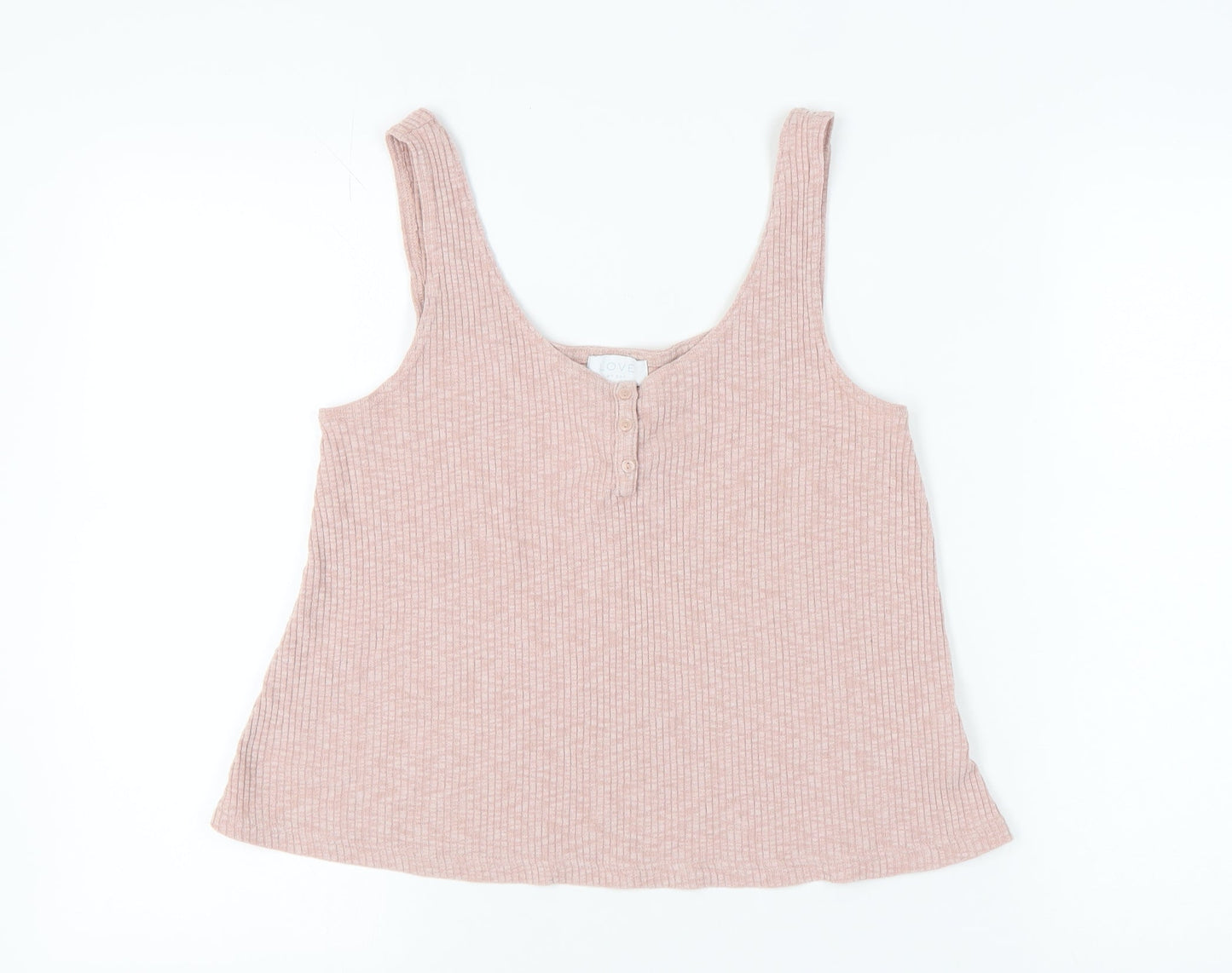 Love by GAP Women's Pink Sleeveless Tank Top