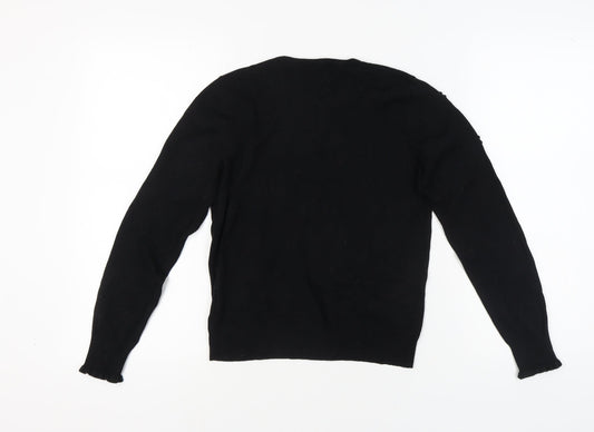 Womens UK Size 10 Warehouse Black Pullover Jumper