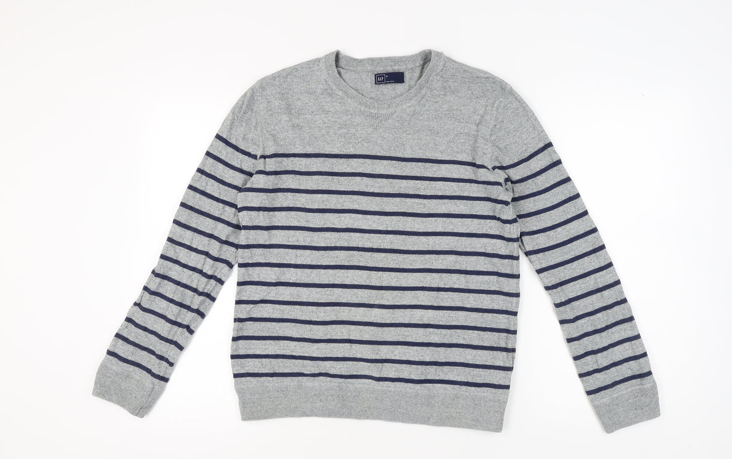 Mens UK Size M Gap Grey Pullover Sweatshirt