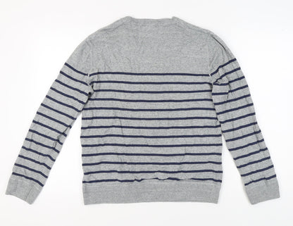 Mens UK Size M Gap Grey Pullover Sweatshirt