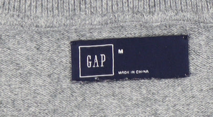 Mens UK Size M Gap Grey Pullover Sweatshirt