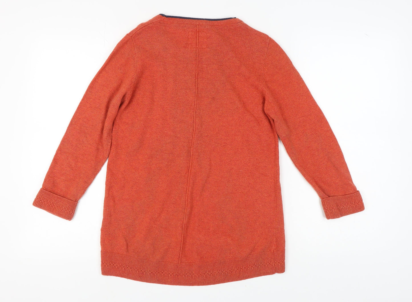 Faithful & True Orange Women's Pullover Jumper Size 10