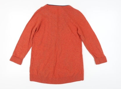 Faithful & True Orange Women's Pullover Jumper Size 10