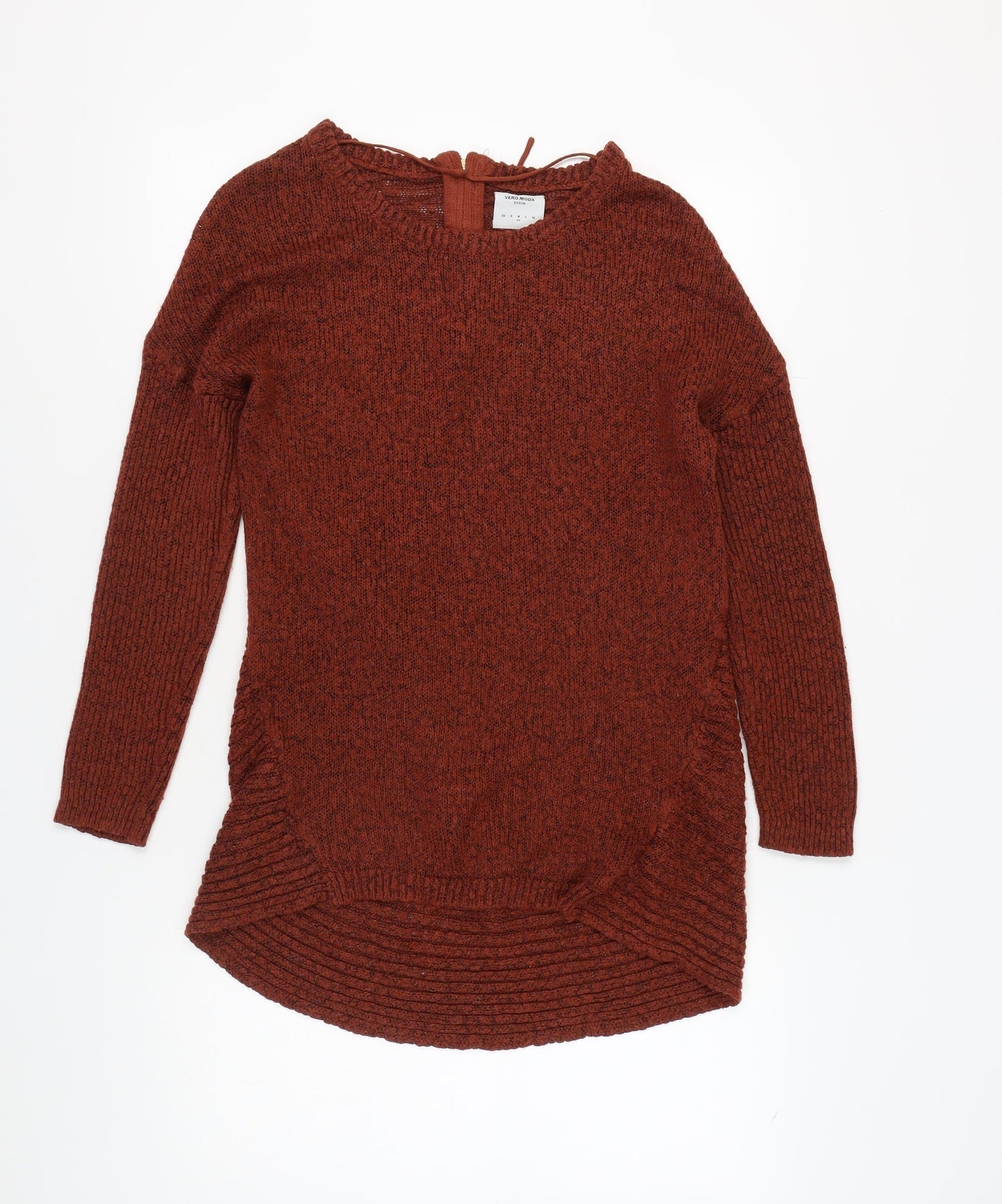 Womens UK Size M VERO MODA Brown Pullover Jumper