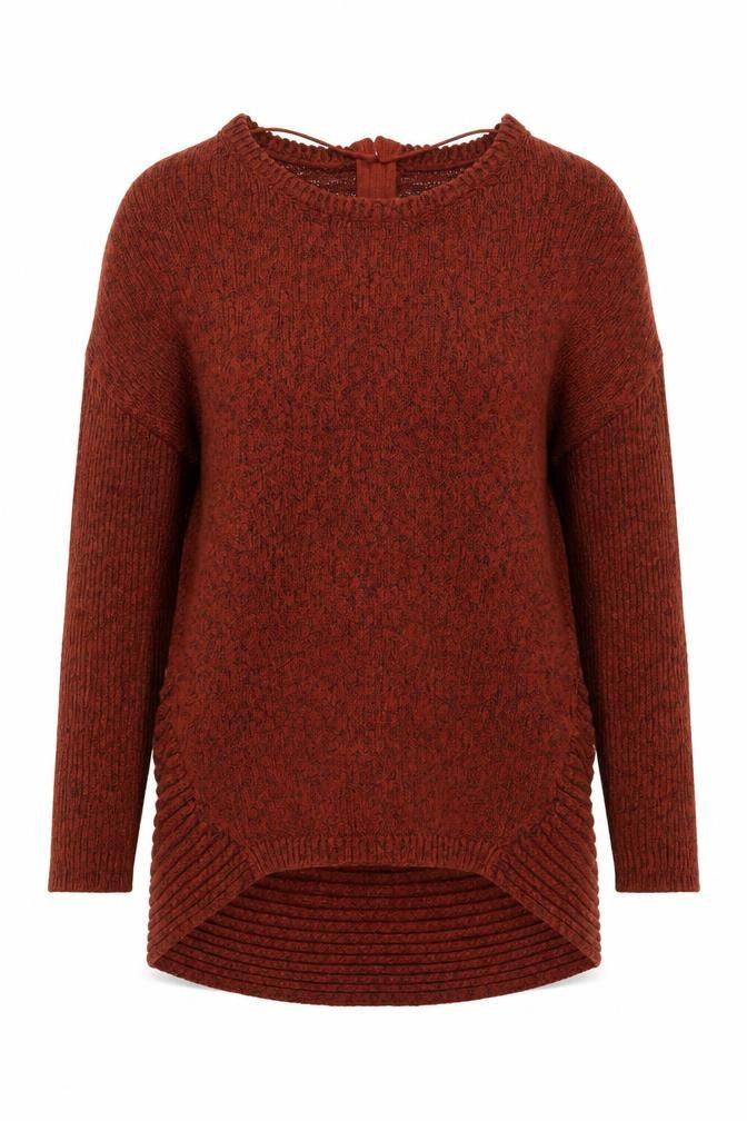 Womens UK Size M VERO MODA Brown Pullover Jumper