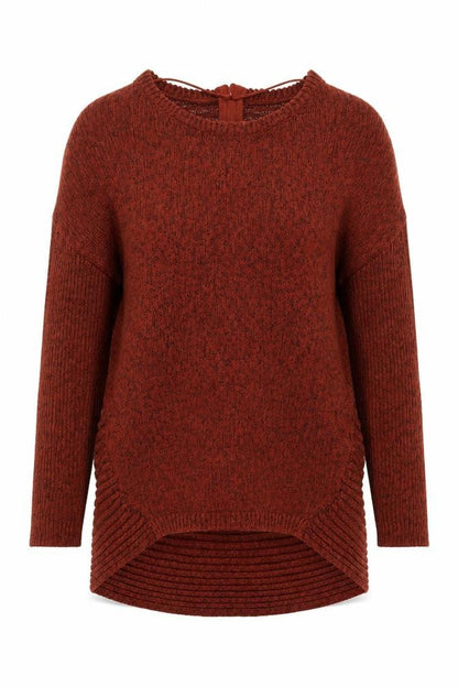 Womens UK Size M VERO MODA Brown Pullover Jumper