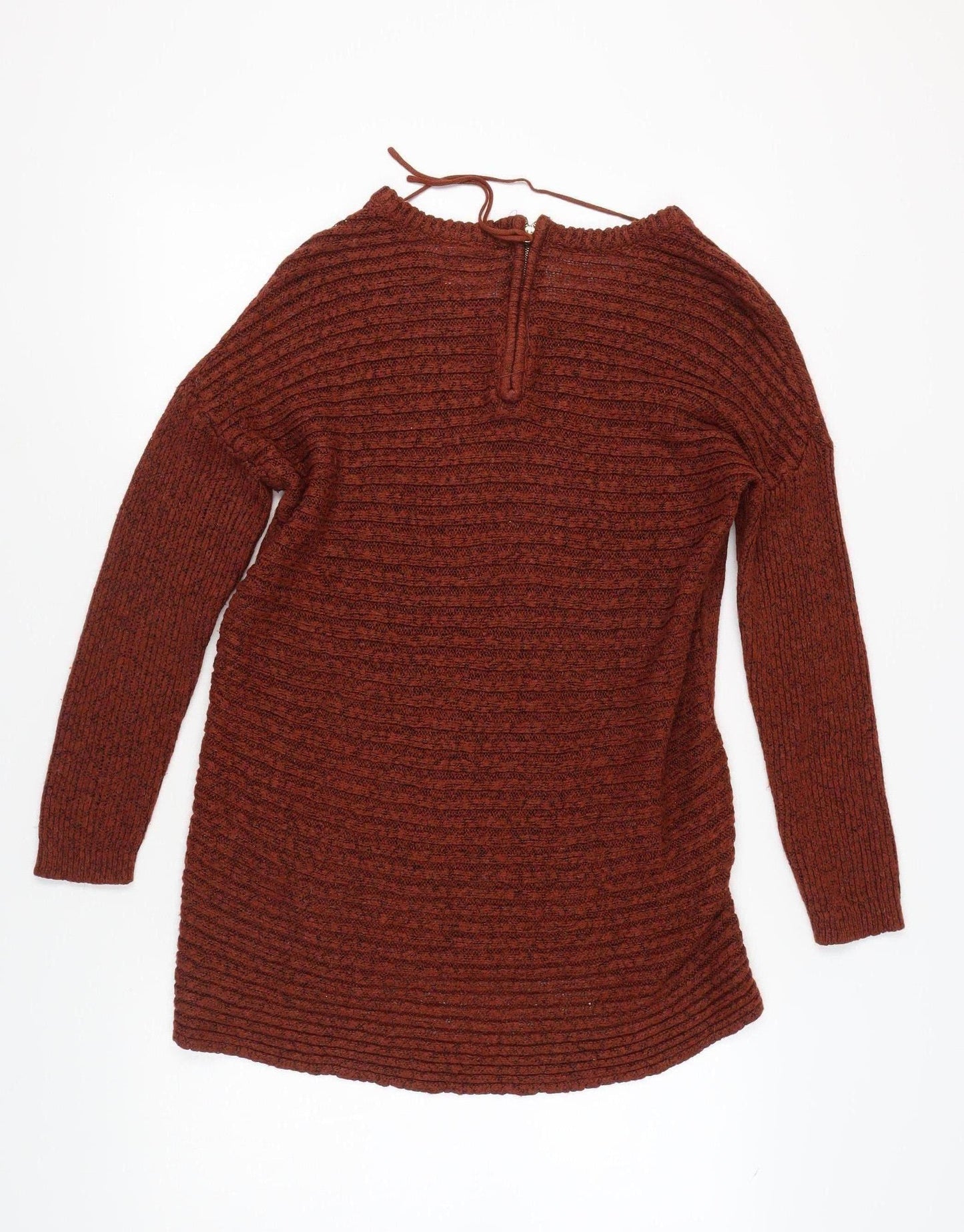 Womens UK Size M VERO MODA Brown Pullover Jumper