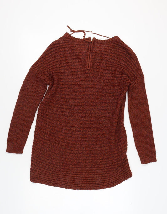 Womens UK Size M VERO MODA Brown Pullover Jumper