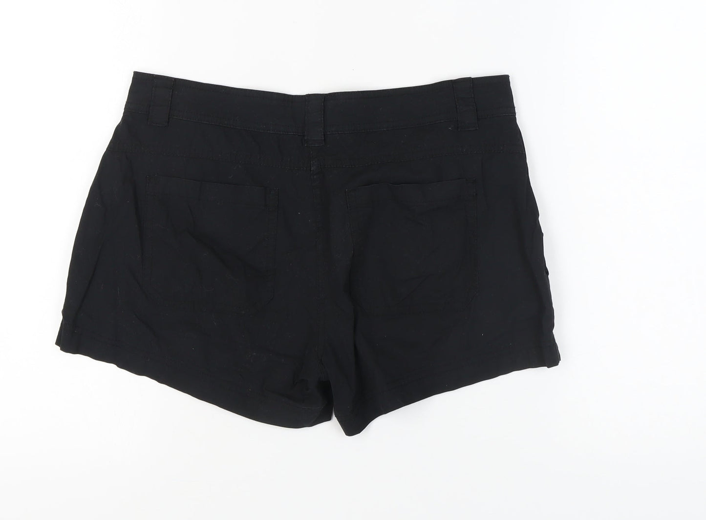 Mountain Warehouse Women's Black Cotton Shorts Size 12