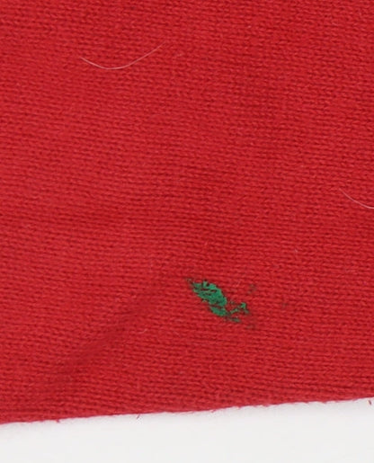 Gap Kids Girls Red Pullover Jumper with Sequin Dog, Size S