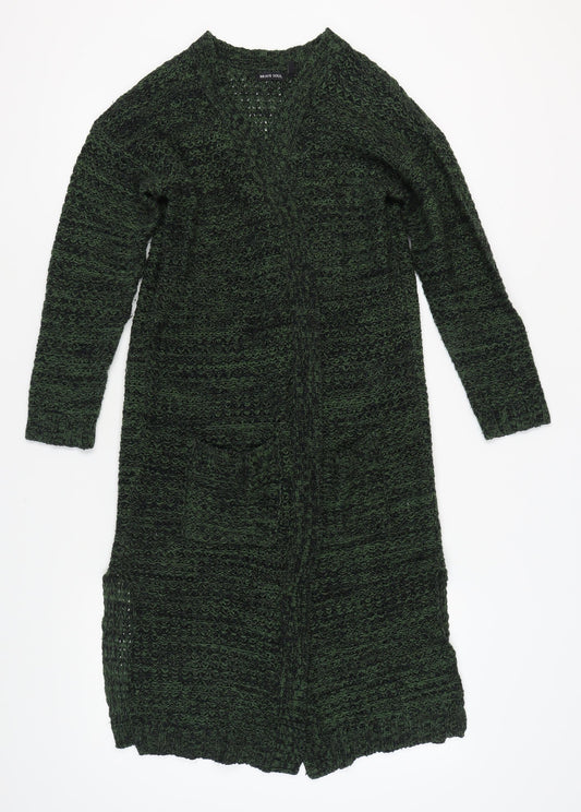 Womens UK Size L Brave Soul Green Cardigan Jumper