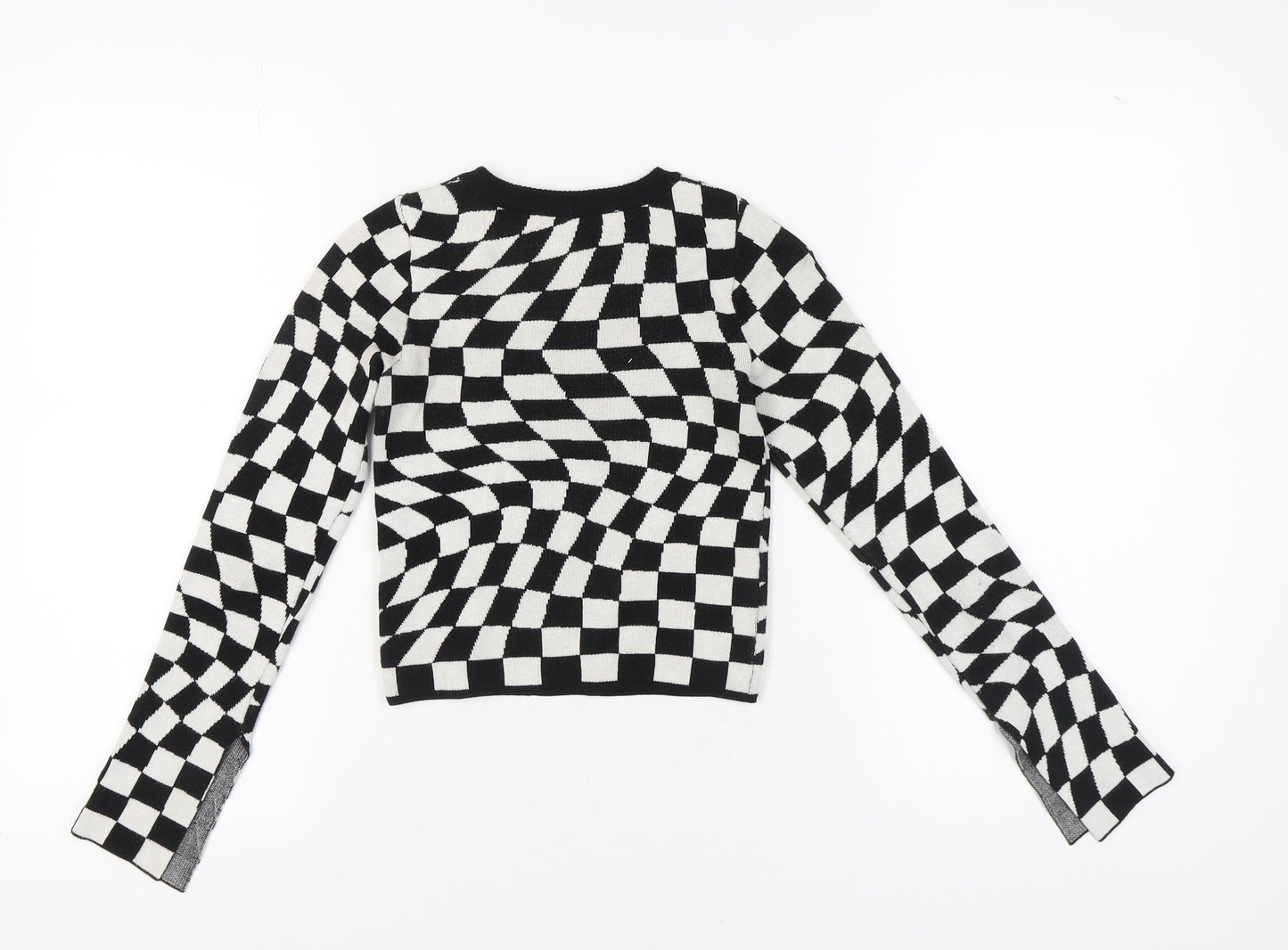 Womens UK Size XS Bershka Multicoloured Pullover Jumper
