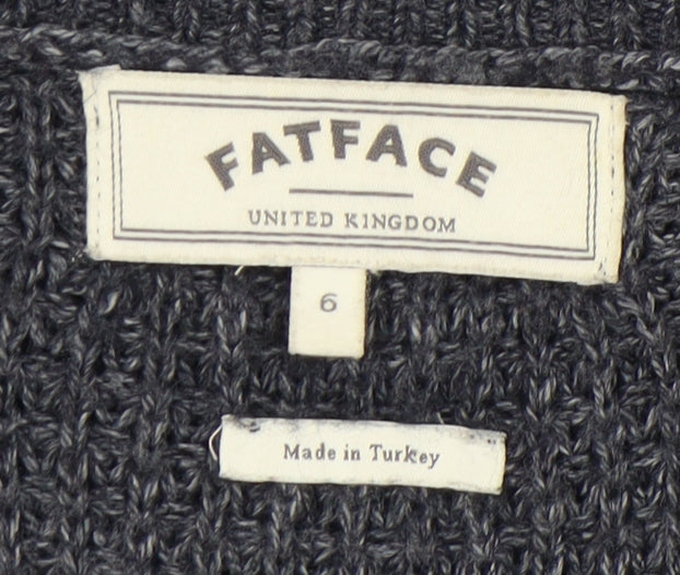 Womens UK Size 6 FatFace Blue Pullover Jumper
