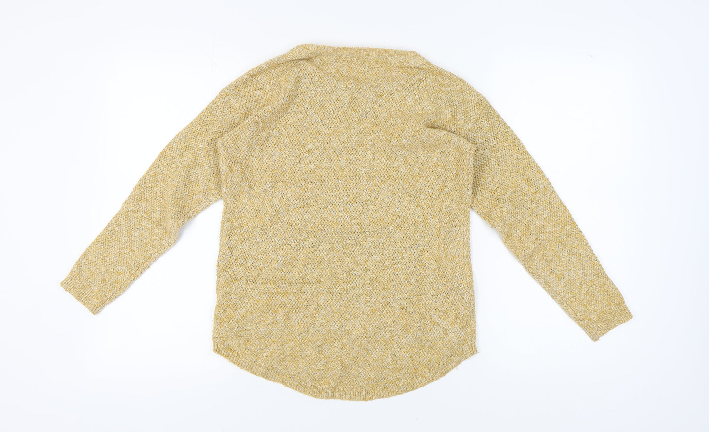 Womens UK Size 6 Fat Face Yellow Pullover Jumper