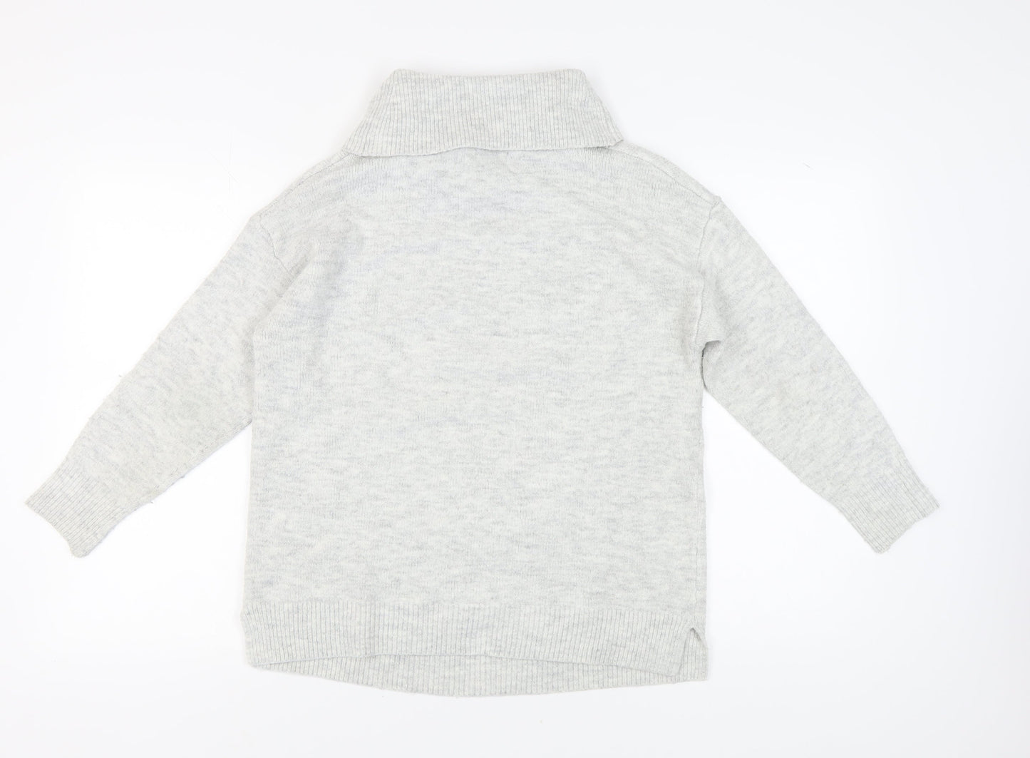 Womens UK Size 16 Cotton Traders Grey Pullover Jumper