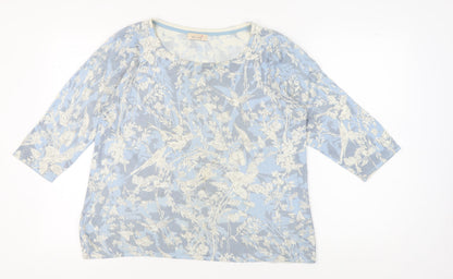 Womens UK Size 16 Marks and Spencer Blue Pullover Jumper