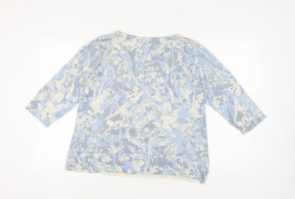 Womens UK Size 16 Marks and Spencer Blue Pullover Jumper