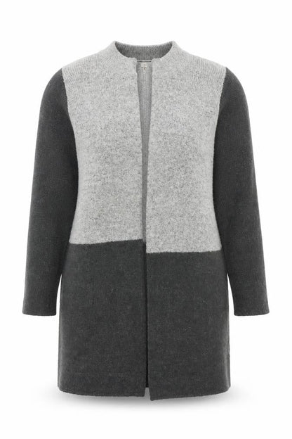 Womens UK Size 16 Cotton Traders Grey Cardigan Jumper
