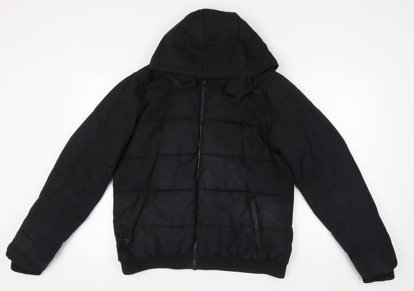 Zakti Women's Black Bomber Jacket Size 14 Winter