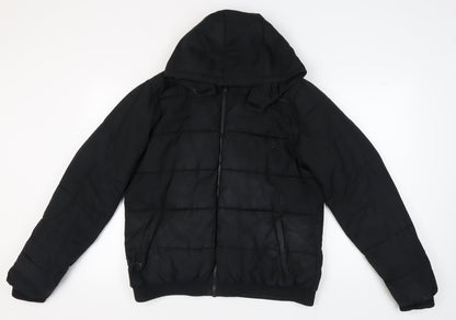Zakti Women's Black Bomber Jacket Size 14 Winter