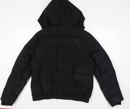 Zakti Women's Black Bomber Jacket Size 14 Winter