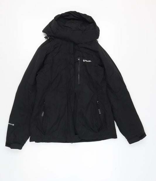 Womens UK Size 8 Peter Storm Black Anorak Coat