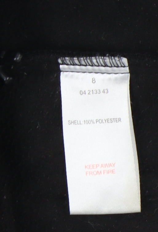 Womens UK Size 8 Peter Storm Black Anorak Coat