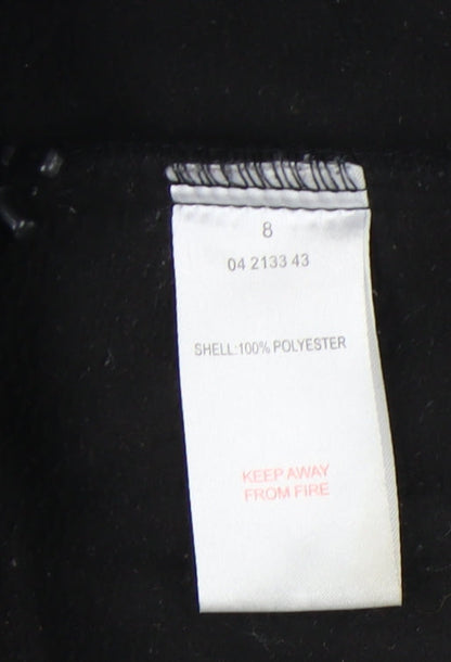 Womens UK Size 8 Peter Storm Black Anorak Coat