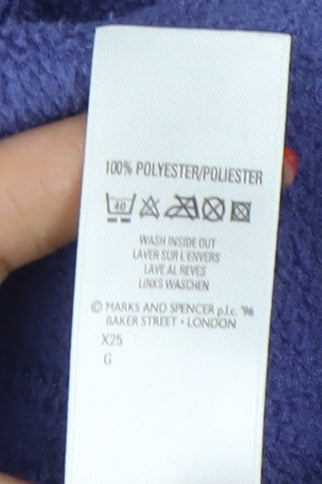 Womens UK Size 12 Marks and Spencer Blue Basic Jacket