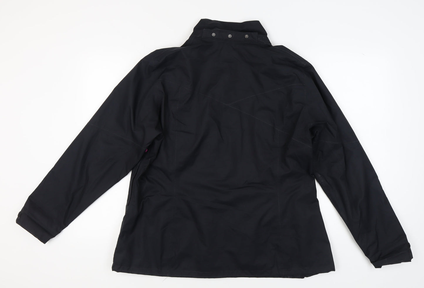Womens UK Size 2XL DECATHLON Black Rain Coat
