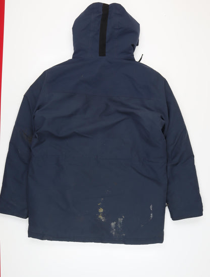 Mens UK Size L O'Neill Blue Parka Coat