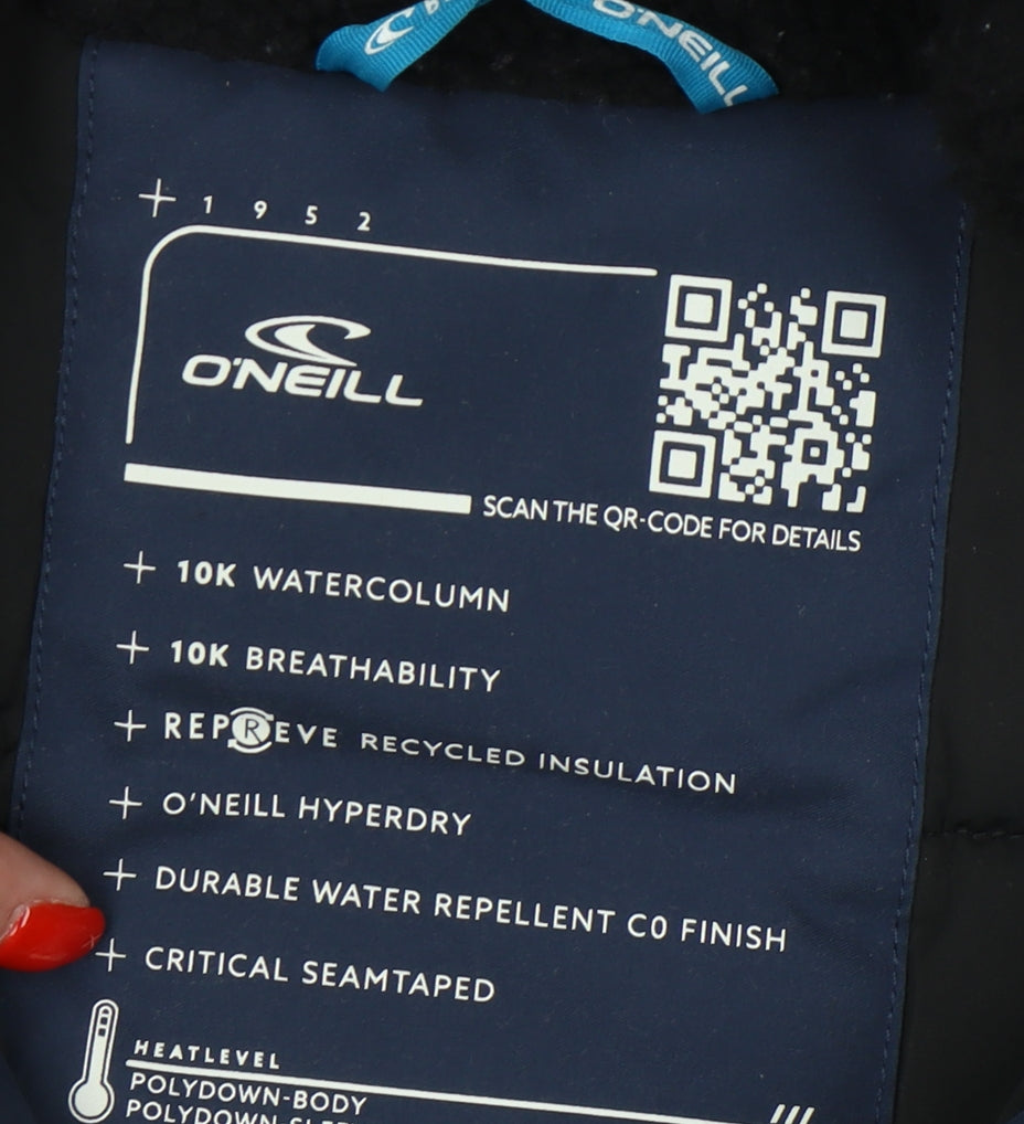 Mens UK Size L O'Neill Blue Parka Coat