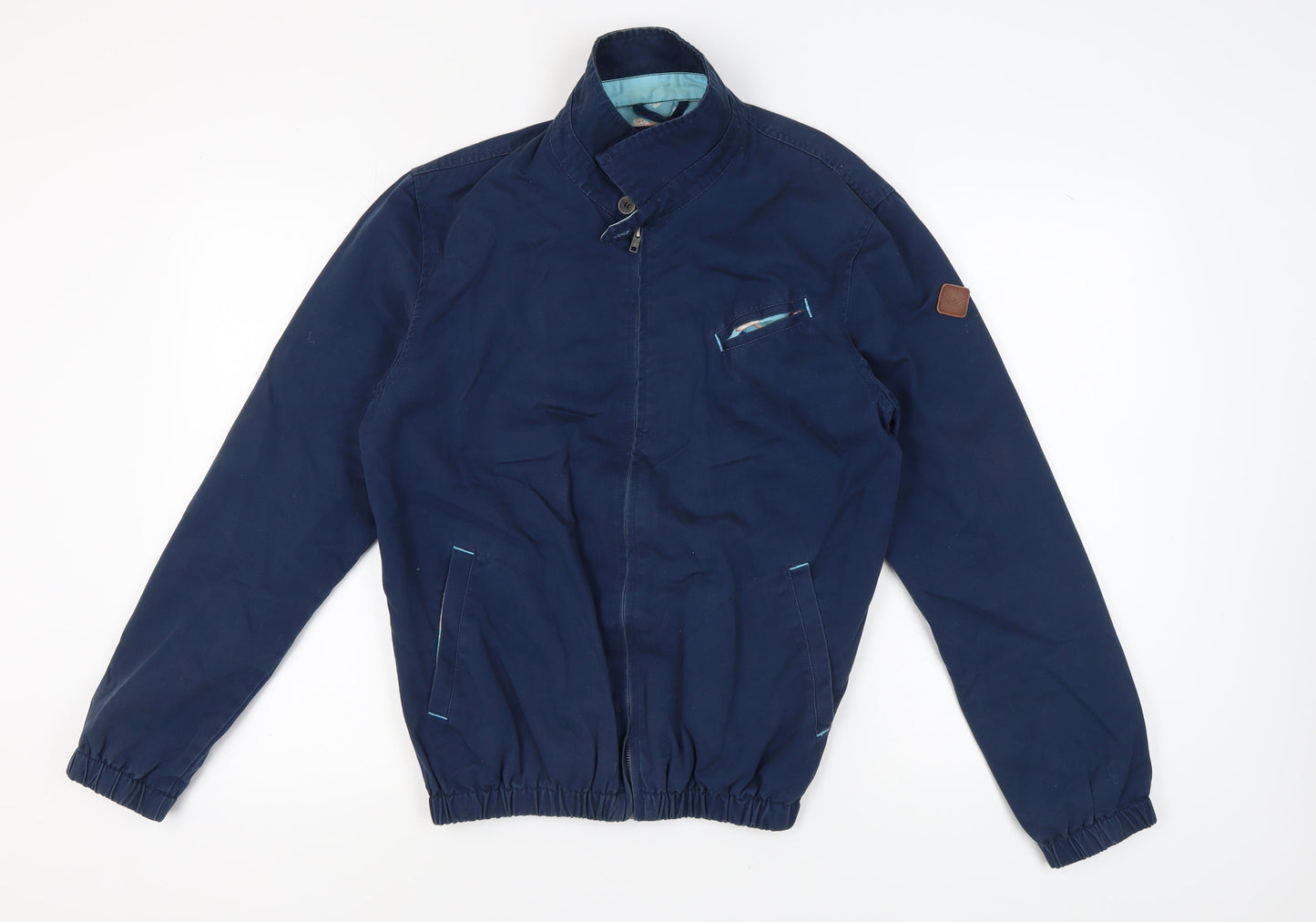 Mens UK Size M Bellfield Blue Basic Jacket