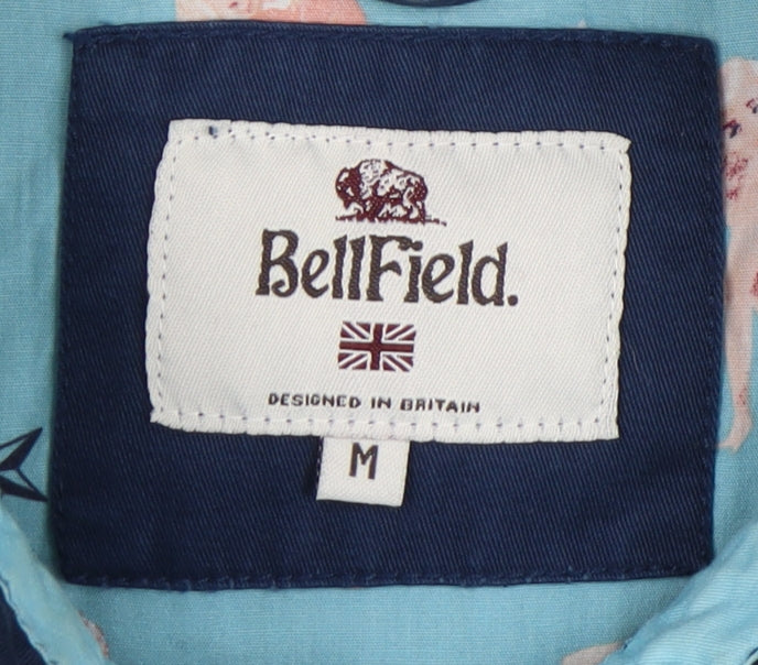 Mens UK Size M Bellfield Blue Basic Jacket