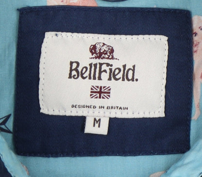 Mens UK Size M Bellfield Blue Basic Jacket