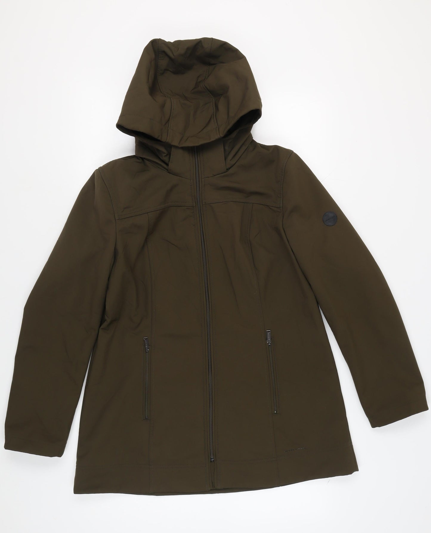 Andrew Marc Women's Green Parka Jacket L