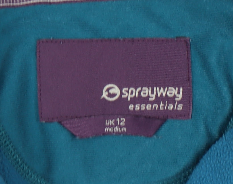 Womens UK Size M Sprayway Blue Basic Jacket