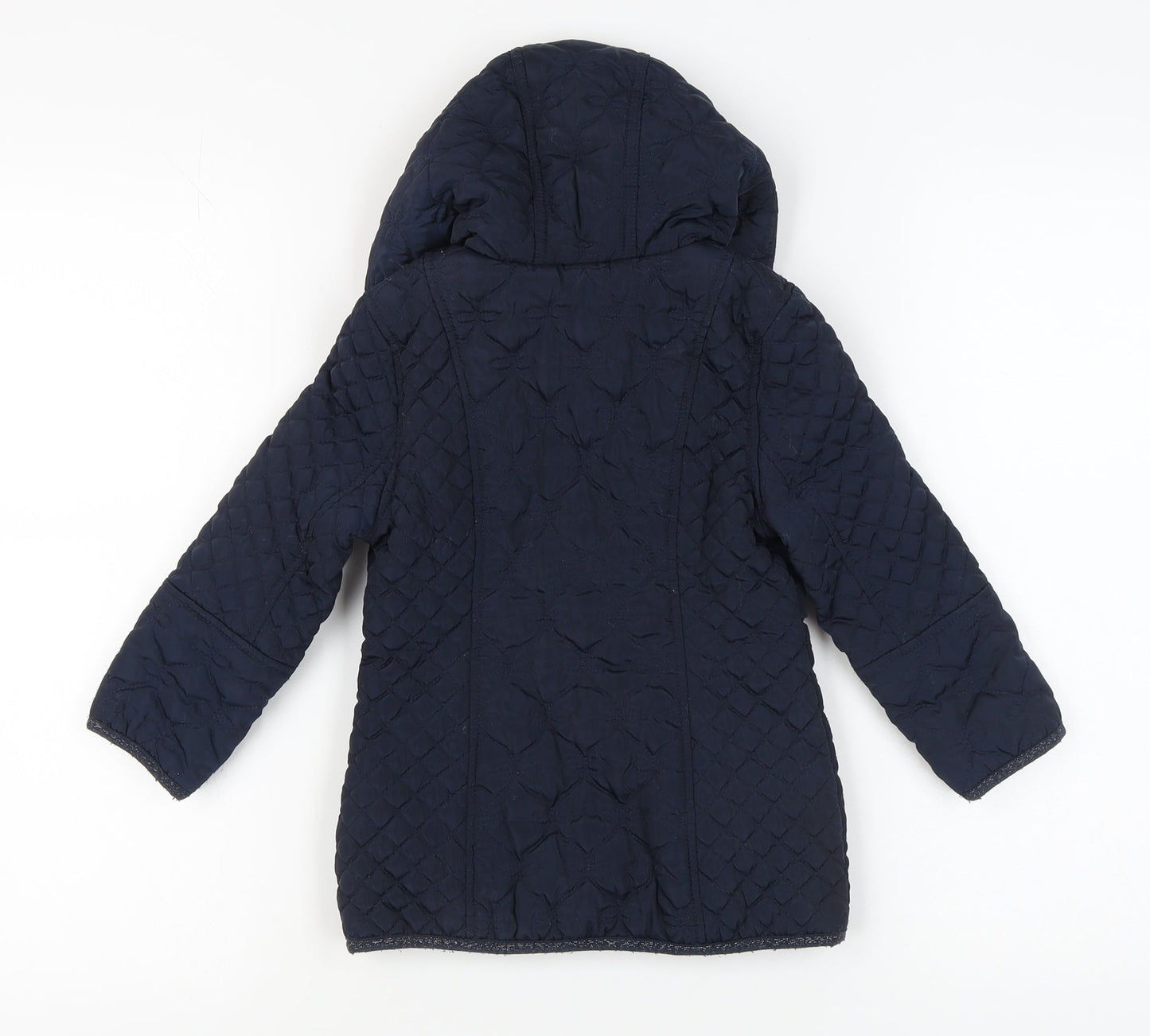 Junior J Girls Blue Quilted Jacket 4-5 Years