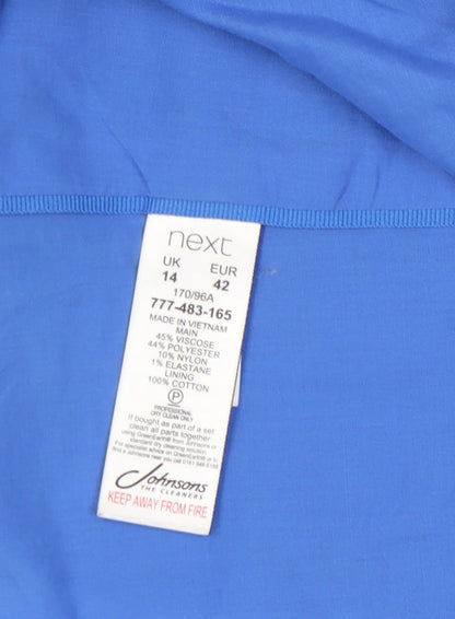 Next Women's Blue Blazer, Size 14, Regular Fit, New