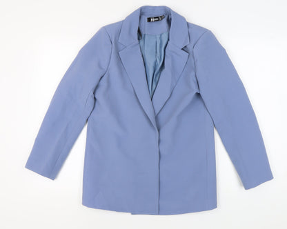 Missguided Women’s Blue Blazer UK 10 Regular Fit