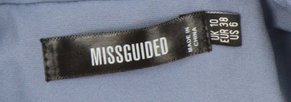Missguided Women’s Blue Blazer UK 10 Regular Fit