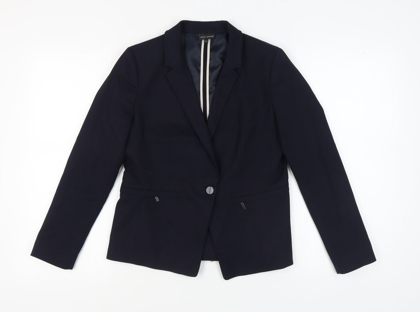 Next Women's Black Blazer, UK 12, Regular Fit, New