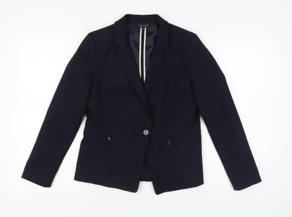 Next Women's Black Blazer, UK 12, Regular Fit, New