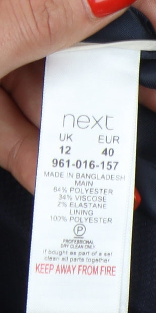 Next Women's Black Blazer, UK 12, Regular Fit, New