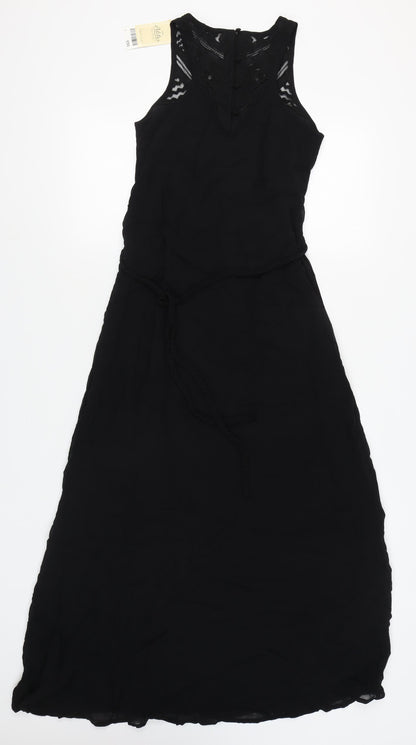 Next Women's Black Petite Sleeveless Dress Size 12